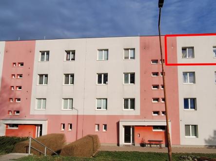 Pohled na dům | Prodej bytu, 2+kk, 54 m²
