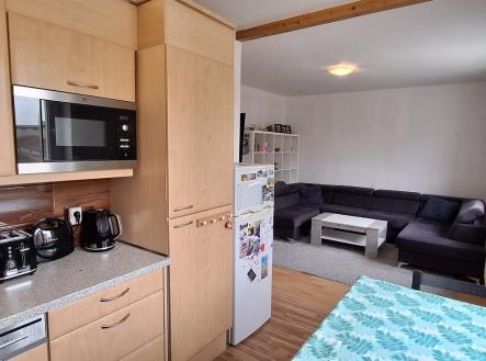 Obývací pokoj s kuchyňským koutem | Prodej bytu, 2+kk, 54 m²