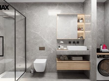 vizualizace | Prodej bytu, 2+kk, 52 m²