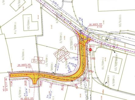 situace-cesta.jpg | Prodej - pozemek pro bydlení, 1 078 m²