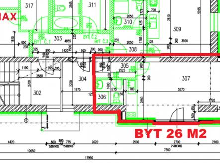 byt.png | Pronájem bytu, 1+kk, 26 m²