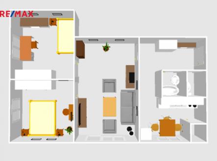 byt-3-1-hlucin0.png | Prodej bytu, 3+1, 63 m²