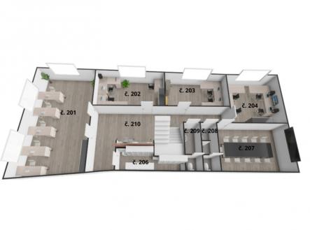 2-np-3d.png | Pronájem - kanceláře, 74 m²