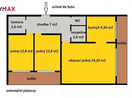 planek-1.jpg | Pronájem bytu, 3+1, 81 m²