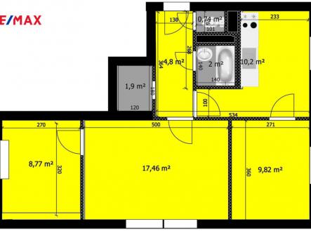 4.jpg | Pronájem bytu, 3+1, 55 m²