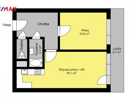 moravcova.jpg | Pronájem bytu, 2+kk, 42 m²