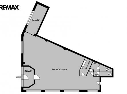 orientační půdorys | Prodej - obchodní prostor, 141 m²