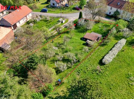 pohled na pozemek | Prodej - pozemek pro bydlení, 816 m²
