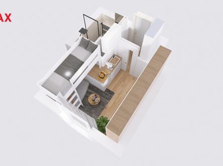 Vizualizace | Prodej bytu, atypický, 14 m²