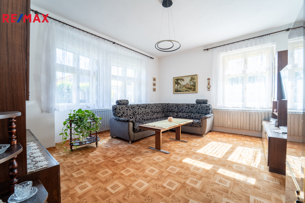 obývací pokoj v přízemí