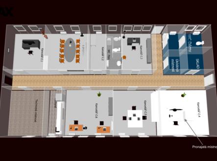 pudorys.png | Pronájem - kanceláře, 18 m²