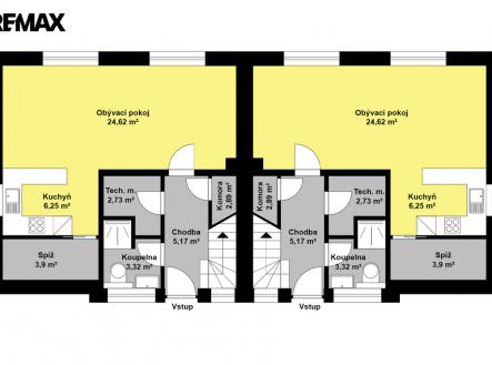 prizemi.jpg | Pronájem - dům/vila, 97 m²