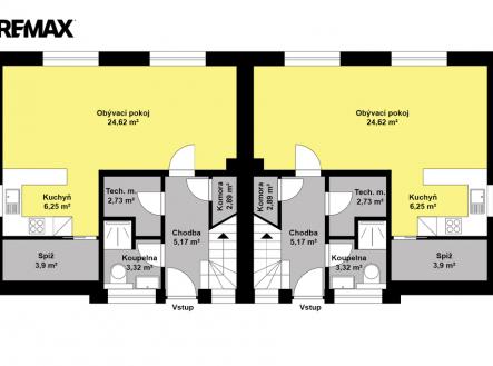 prizemi.jpg | Pronájem - dům/vila, 97 m²
