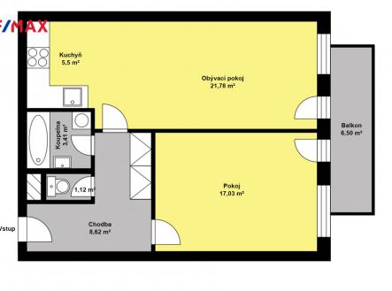 11.1.pudoryys.jpg | Pronájem bytu, 2+kk, 59 m²