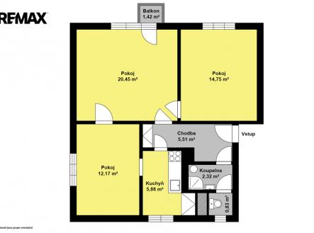 1.jpg | Prodej bytu, 3+1, 65 m²