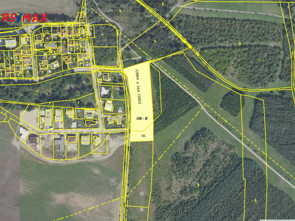 katastr mapa OB-B a NL