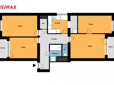 3866-castavina.jpg | Pronájem bytu, 4+1, 90 m²