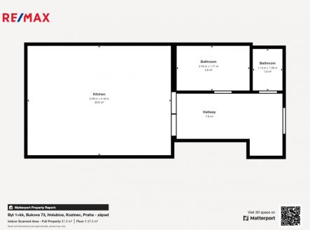 byt-1-kk-bukova-73-holubice-kozinec-prah-floor-1.png | Pronájem bytu, 1+kk, 40 m²