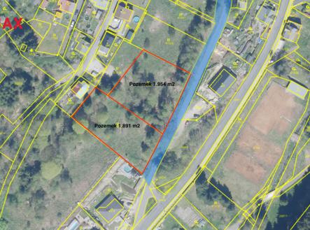 pozemek-1-a-2-zelena-hora-u-kraslic.png | Prodej - pozemek pro bydlení, 3 845 m²