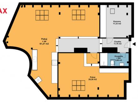 4492-havelskab501.jpg | Pronájem bytu, 2+kk, 112 m²