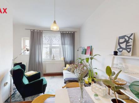 obývací místnost s kuchyní | Prodej bytu, 2+kk, 55 m²