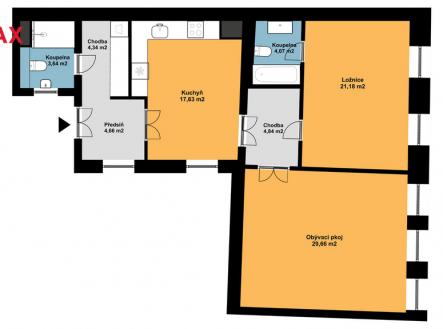 2549-havelskaa502.jpg | Pronájem bytu, 2+1, 73 m²