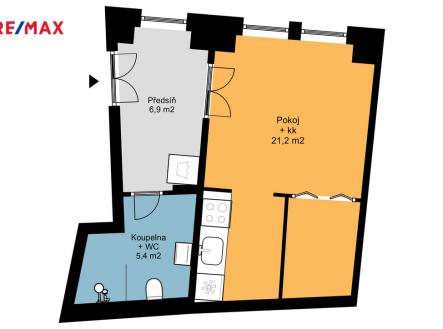 174-havelska-002.jpg | Pronájem bytu, 1+kk, 35 m²