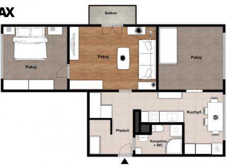6454-prachatice.jpg | Prodej bytu, 3+1, 68 m²