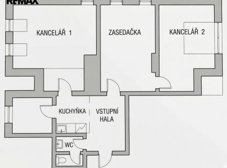 vykres-kancelari.jpg | Pronájem - kanceláře, 91 m²