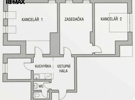 vykres-kancelari.jpg | Pronájem - kanceláře, 91 m²