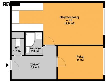m2441-belocerkevska62.jpg | Pronájem bytu, 2+kk, 39 m²