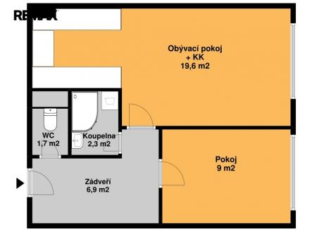 m2441-belocerkevska62.jpg | Pronájem bytu, 2+kk, 39 m²