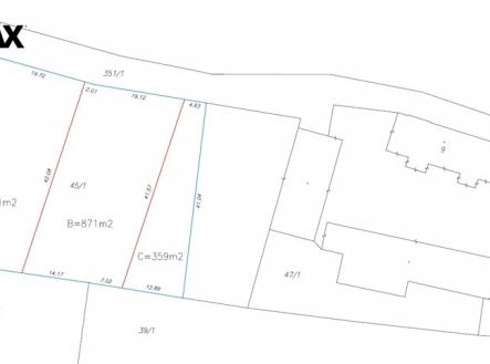 deleni-pozemku-1.jpg | Prodej - pozemek pro bydlení, 871 m²