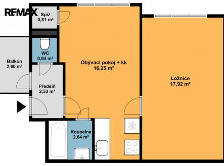 6896-liben-1.jpg | Prodej bytu, 2+kk, 47 m²