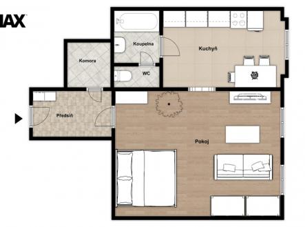2942-namorani.jpg | Pronájem bytu, 2+kk, 49 m²