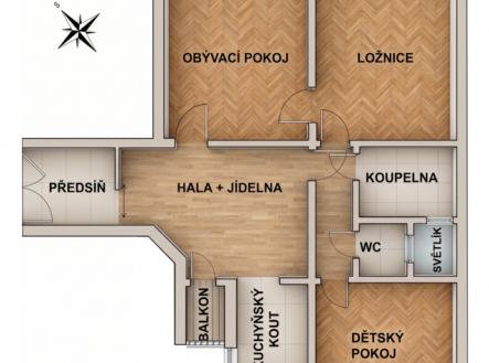 nusle-s-ruzici.png | Prodej bytu, 3+1, 91 m²