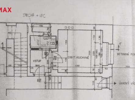 Půdorys | Prodej bytu, 1+kk, 23 m²