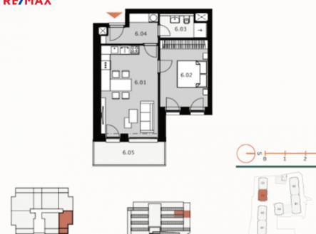 2kk-3-patro.png | Prodej bytu, 2+kk, 50 m²