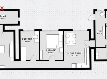 Pronájem - dům/vila, 80 m²