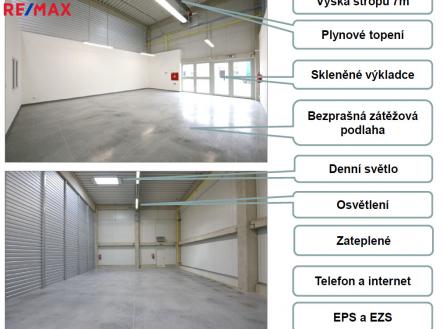 Pronájem - skladovací prostor, 330 m²