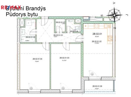 b201.jpg | Prodej bytu, 3+kk, 84 m²