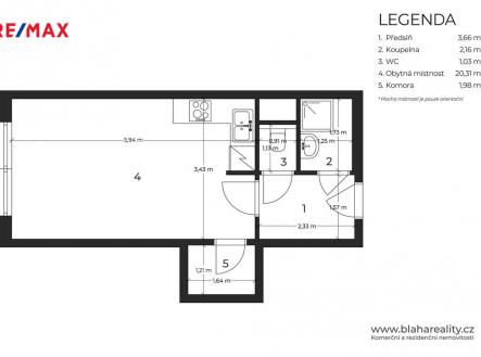 2d-planek.jpg | Prodej bytu, 1+kk, 30 m²