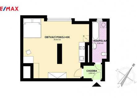 na-uspechu-schema.jpg | Prodej bytu, 1+kk, 40 m²