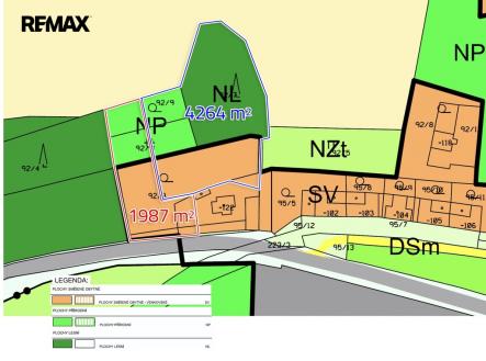 krop-vrut-up-obrys.jpg | Prodej - pozemek pro bydlení, 4 264 m²