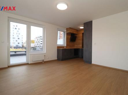 Obývací pokoj + kk | Pronájem bytu, 2+kk, 55 m²