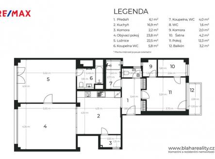 2d-planek.jpg | Pronájem bytu, 4+kk, 105 m²