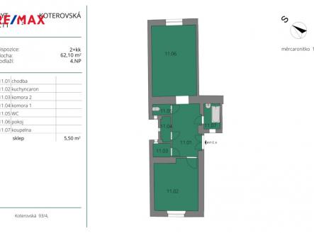 11-pdf.png | Prodej bytu, 2+kk, 62 m²