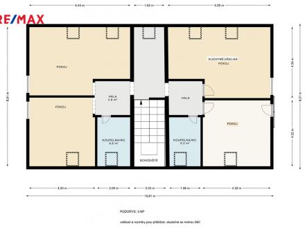 Půdorys | Prodej bytu, 4+kk, 117 m²