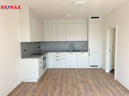 Obývací místnost s kuchyní | Pronájem bytu, 3+kk, 80 m²