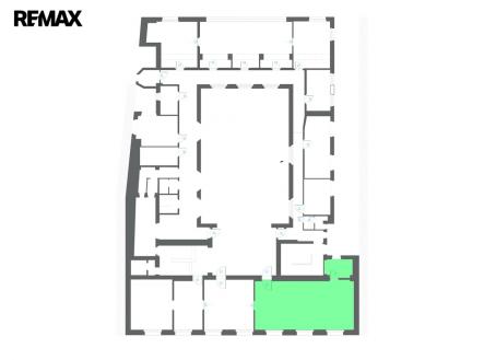 louny-sporitelna-2np-schema200cd.jpg | Pronájem - kanceláře, 65 m²